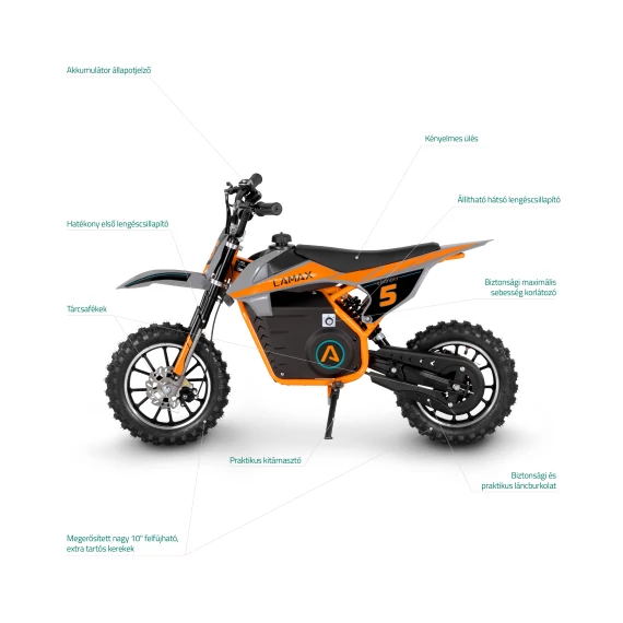 LAMAX eJumper DB50 Orange elektromos motorkerékpár