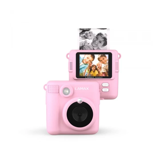 LAMAX InstaKid1 Pink Instant hőpapíros fényképezőgép