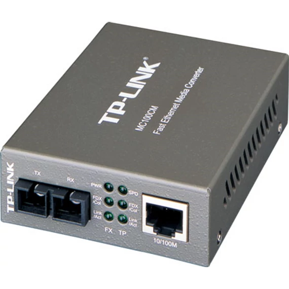 TP-LINK MC100CM Multimode 100Base-FX (SC) Media Converter Full-D