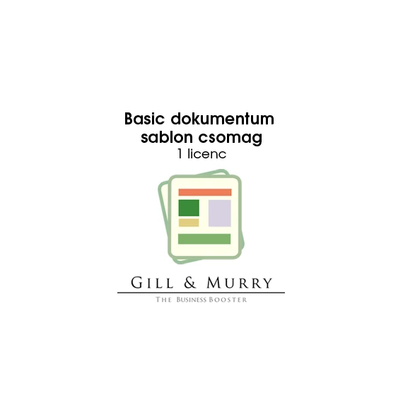 GDPR Általános dokumentumsablon basic - 1 felhasználó