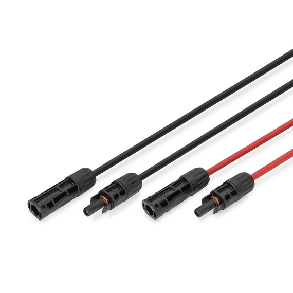 SOLARCABLE EXTENSION 10M 6MM MC4 PV CABLE 1500V DC 1XBLK1XRED