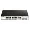 D-Link 16-port 10/100/1000 Gigabit Smart Switch including 4 Combo 1000BaseT/SFP