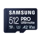 Samsung Pro Ultimate 512GB microSD (MB-MY512SA/WW) memóriakártya adapterrel