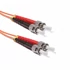 Kép 1/2 - Duplex multimódusú patchkábel 62.5/125µm (OM1), 2xST-2xST, 2m