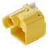 Kép 1/2 - Panduit PSL-DCJB-YL RJ45 Socket Block-Out Device Yellow + Removal Key 10db/cs