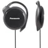 Kép 3/6 - Panasonic RP-HS46E CLIP-ON fekete fülhallgató,fülkampókkal zárt, vezetékes