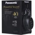 Kép 1/3 - Panasonic RP-HTF295E vezetékes fejhallgató, fekete.