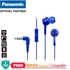 Kép 1/4 - Panasonic RP-TCM115E kék mikrofonos,  vezetékes fülhallgató