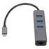 Kép 3/3 - Akyga HUB - USB type C  / USB 3.0 3-port + Ethernet - AK-AD-66