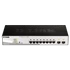 Kép 1/2 - D-Link 8-port 10/100/1000 Gigabit PoE Smart Switch including 2 Combo 1000BaseT/S