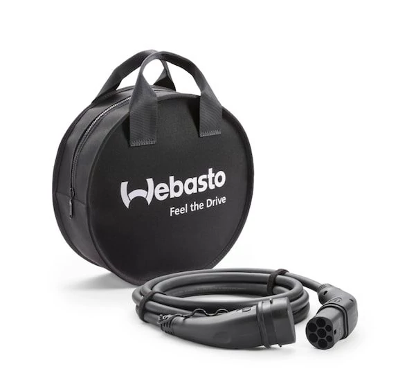 Webasto Elektromos Autó Töltőkábel (3f,32A,Type2)- hordozó táskával WEB-004-BAG
