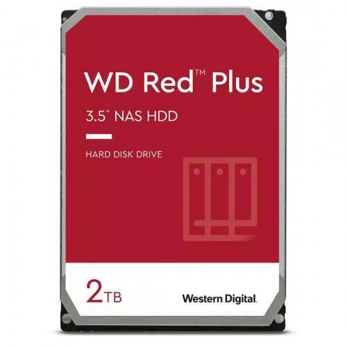 Western Digital HDD 2TB Red Plus 3,5