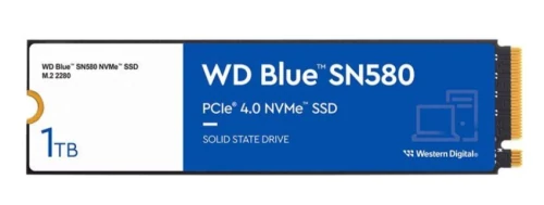 Western Digital SSD 1TB Blue SN580 M.2 NVMe - WDS100T3B0E