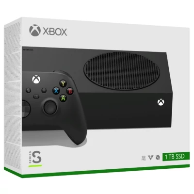 Microsoft XBOX SERIES S 1T CARBON BLACK Lemezmeghajtó nélkül!