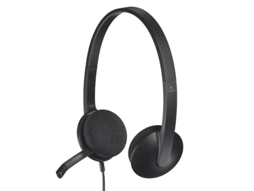 Logitech Headset H340 mikrofonos fejhallgató USB csatlakozó /981-000475/