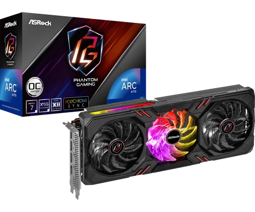 ASRock Intel ARC A770 Phantom Gaming 16GB OC videokártya