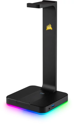 CORSAIR ST100 RGB Premium Fejhallgató Állvány + 7.1 hangkártyával