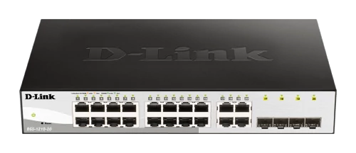 D-Link 16 10/100/1000 Base-T port with 4 x 1000Base-T /SFP ports