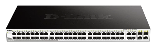 D-Link 48 10/100/1000 Base-T port with 4 x 1000Base-T /SFP ports