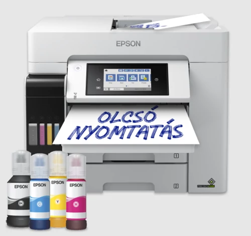 Epson EcoTank L6580 színes tintasugaras A4 MFP, DADF, duplex, LAN, WIFI, FAX, 3