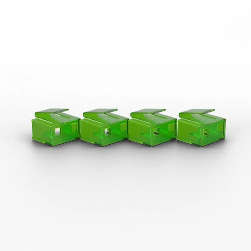 LINDY RJ45 Port Locks GREEN 20pcs.