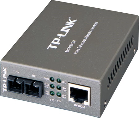 TP-LINK MC100CM Multimode 100Base-FX (SC) Media Converter Full-D